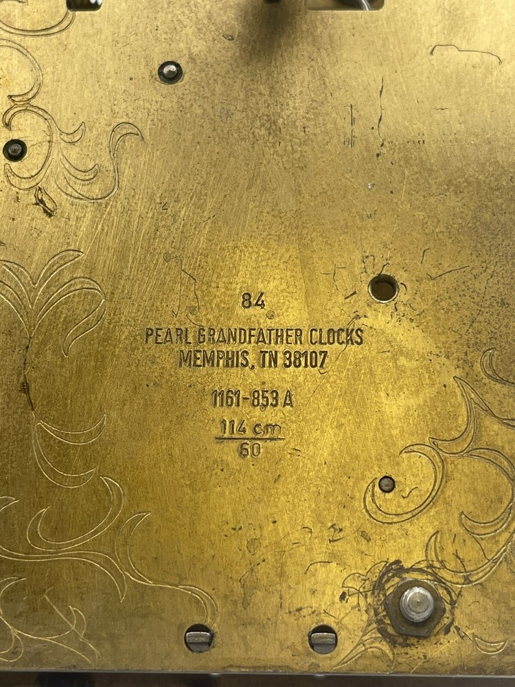 Movimiento de reloj de abuelo usado perla abuelo para piezas 1161-853A 114 cm-image