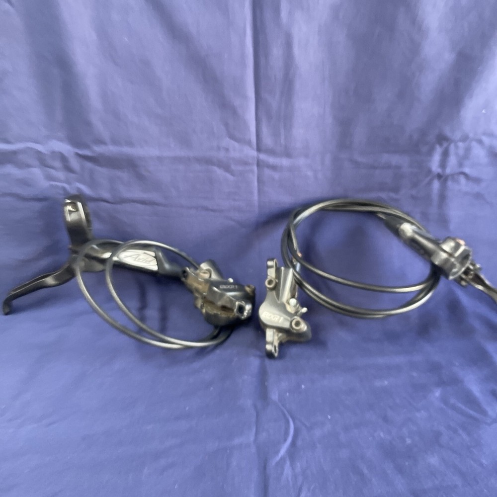 Avid Elixir 1 Front & Rear Brake Set (levers, lines, calipers, pads) For Parts