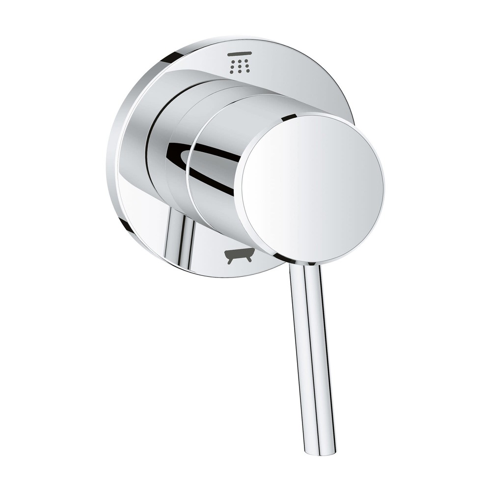 Grohe 29 104 Concetto Single Lever 2-Way Diverter Valve Trim Only - Chrome
