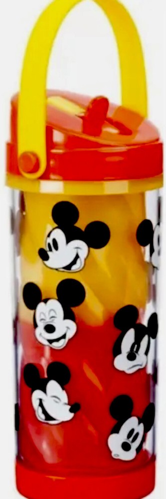 Disney Cup Mickey Mouse  10oz Cup Tumbler Cup Color Changing Flip Top And Straw