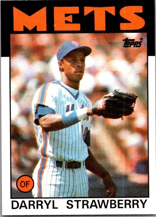 1986 Topps - Darryl Strawberry #80