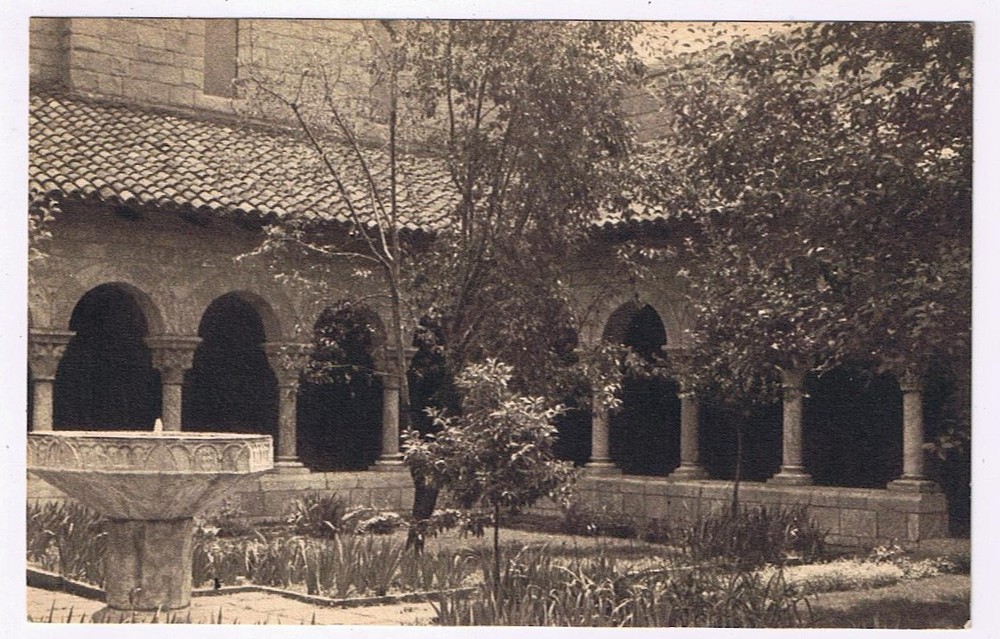 Postcard Cloister Of Saint Michel De Cuxa Arcade & Garth France