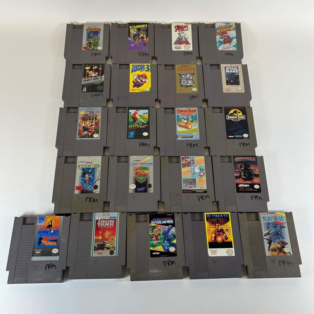 Lot of 21 Nintendo NES Games