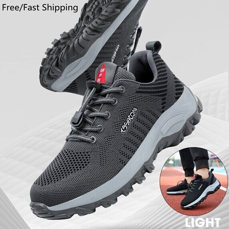 Men's Lightweight Casual Sneakers for Running Gym Walking Tennis Outdoor Sports  