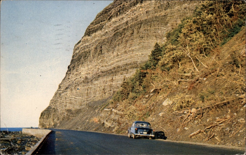 Scenic Gaspe Quebec Canada vintage postcard s611