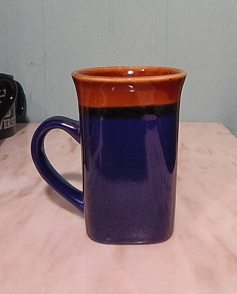 Royal Norfolk Blue & Brown Coffee Mug Cup 5