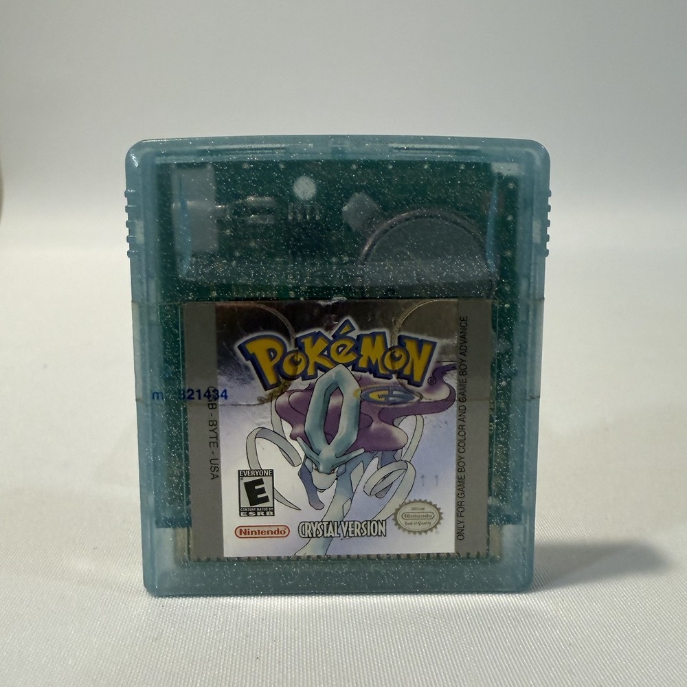 Pokemon Crystal Version GBC Nintendo RPG Game Boy Color Cartridge Authentic Game