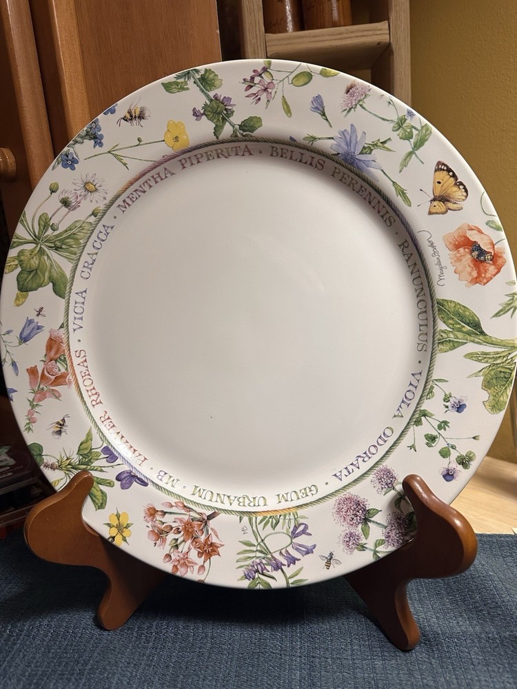 Marjolein Bastin Wildflower Meadow Dinner Plate 10 3/4”  **Pristine**
