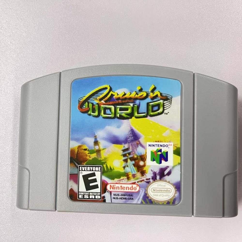 Cruis`n World - Nintendo 64 (N64) Tested and working Vintage cartridge