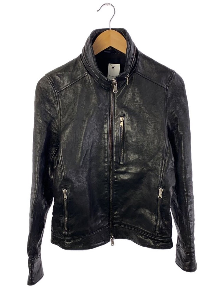 Jun Hashimoto Black Sheepskin Leather Blouson Jacket 1022110002 171