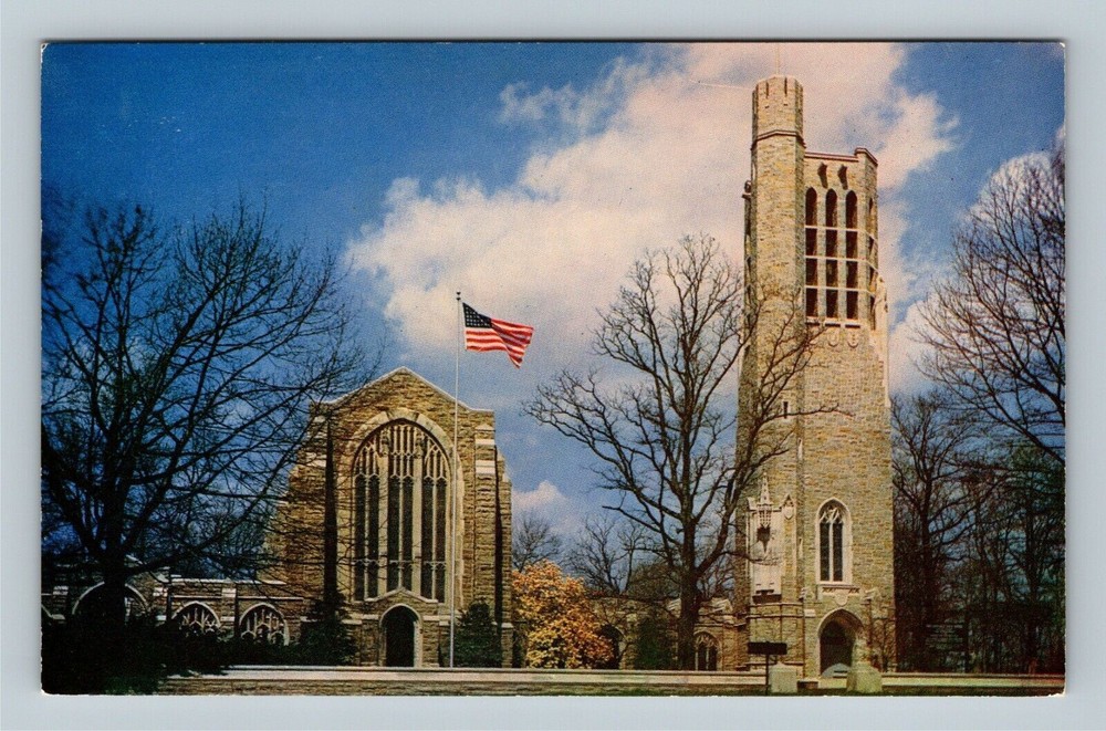 Valley Forge Washington Memorial Chapel, Bell Tower Chrome Pennsylvania Postcard