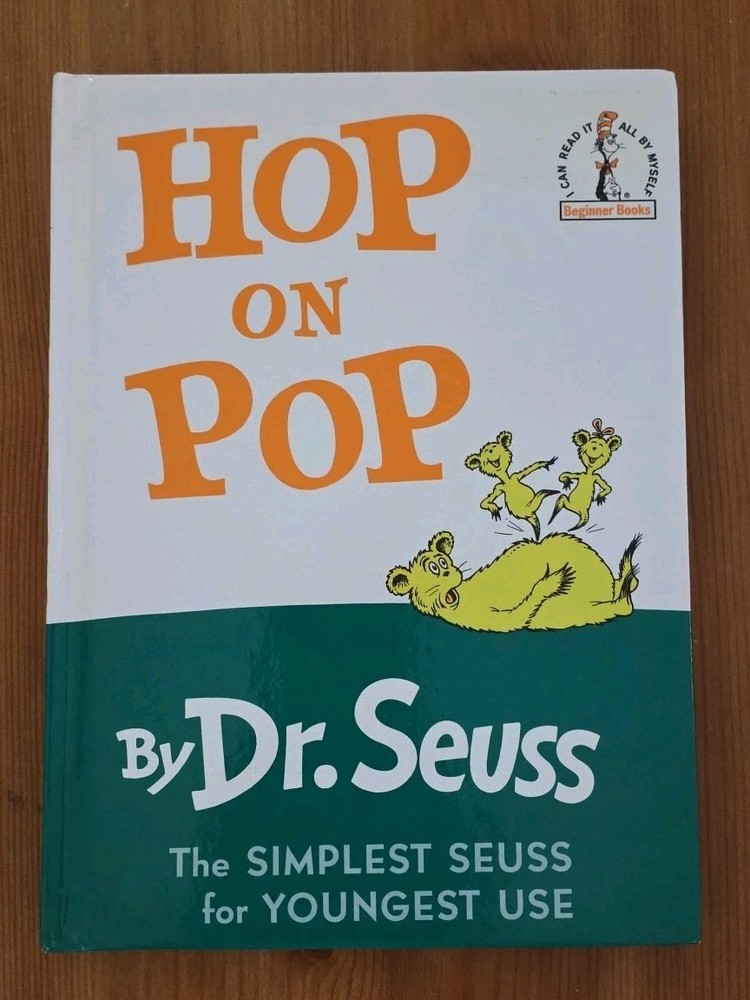 NEW! Hop on Pop by Dr. Seuss (1963, Hardcover, Large Print)