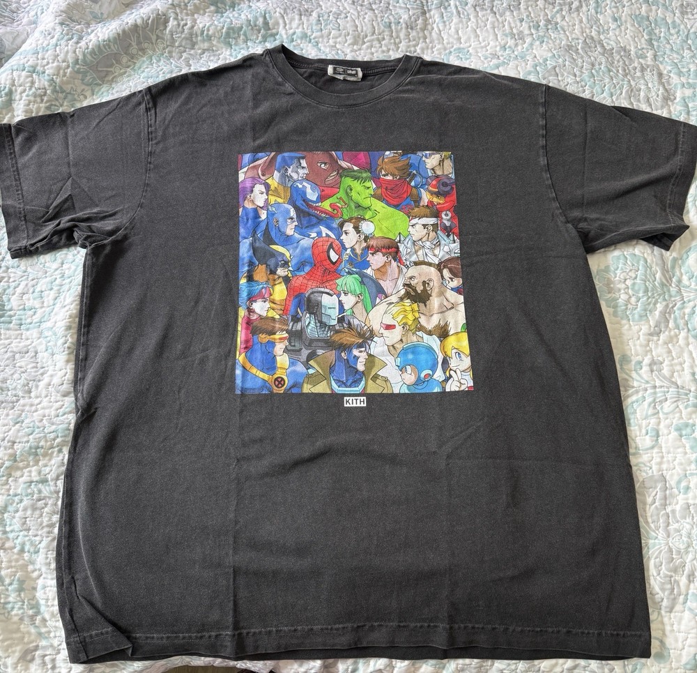 KITH marvel vs capcom shirt XL