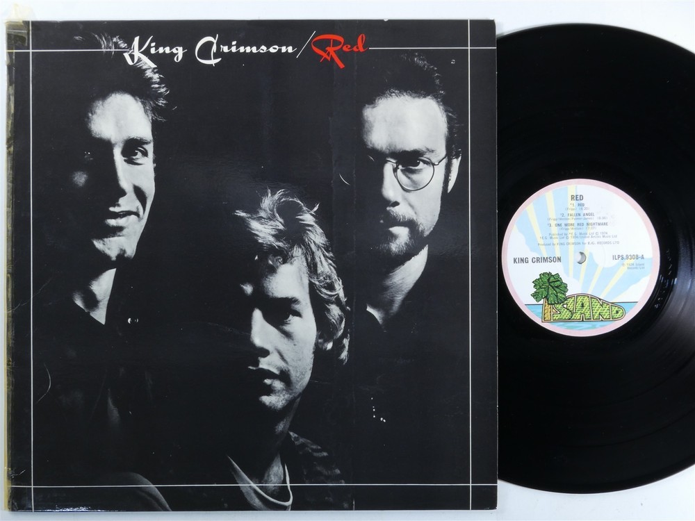 KING CRIMSON Red ISLAND LP VG+ uk f