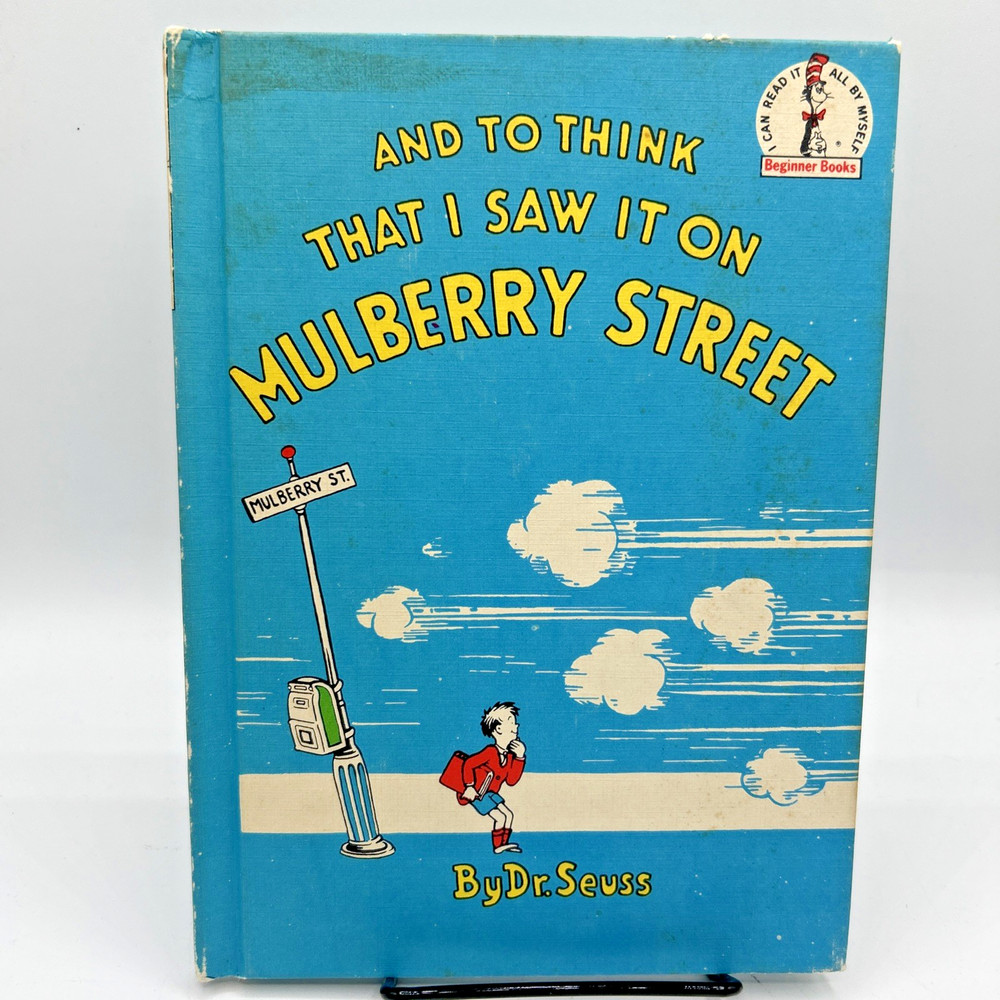 And to Think That I Saw It on Mulberry Street Dr. Seuss Book Club Edition 1964