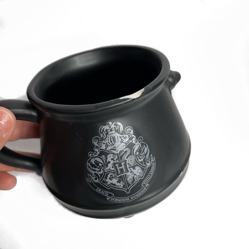 Harry Potter Hogwarts Crest Ceramic Mug By Paladone Black Cauldron Halloween