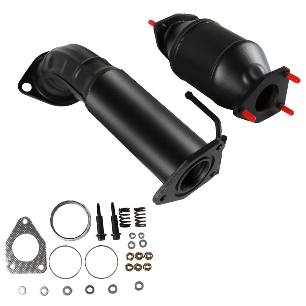 2× Catalytic Converter For Honda Accord 2008-2012 Flex Pipe & Rear Manifold