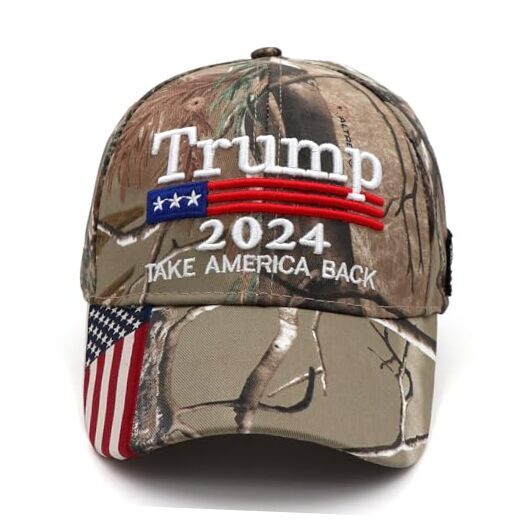 2024 Hat Embroidered Adjustable Baseball Cap… One Size Camo