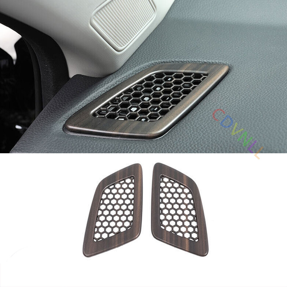 For Honda CR-V CRV 2023-2024 Wood Grain Car Instrument L&R Air Outlet Vent Trim