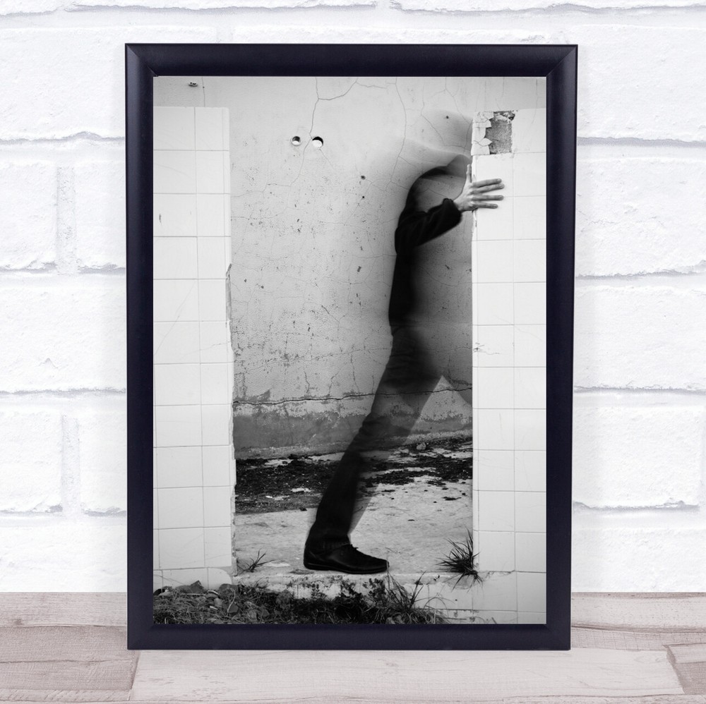 Gone Away Ghost Portugal Hand Broken Motion Blur Wall Art Print