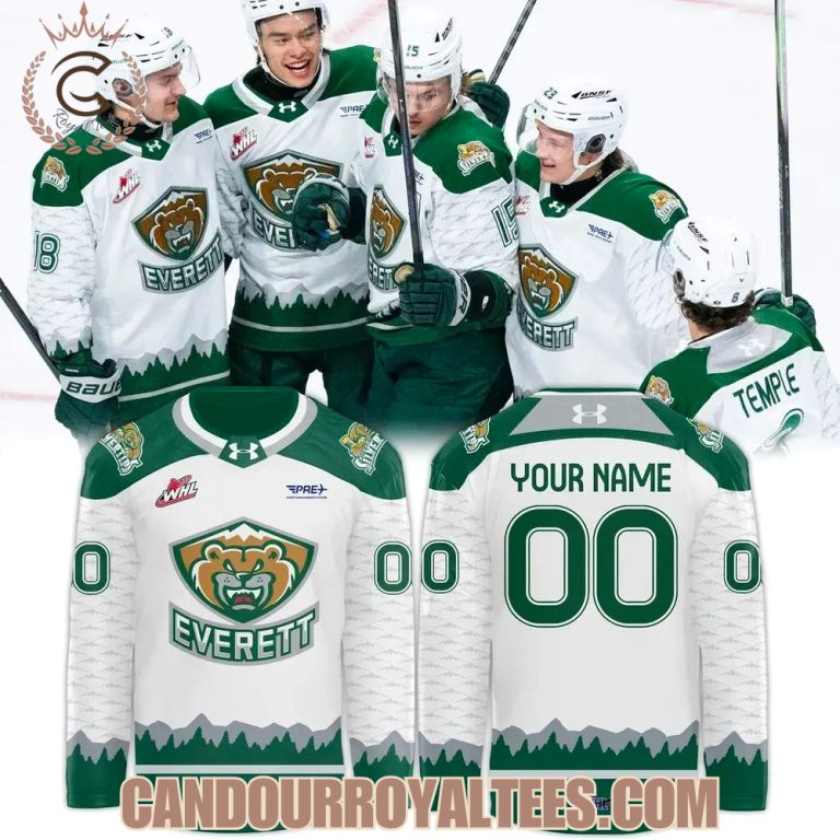 Custom Everett Silvertip New 2025-2026 Special Edition Jersey