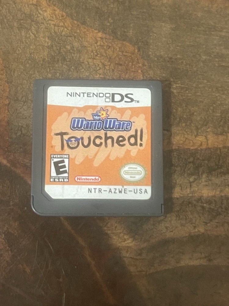 WarioWare: Touched (Nintendo DS, 2005) GAME CARTRIDGE ONLY TESTED AUTHENTIC 100%