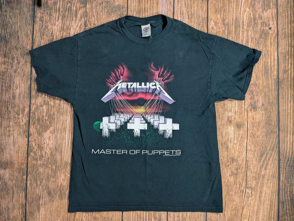 Metallica vintage 1994 Master of Puppets pacific Giant tag T-Shirt Black L