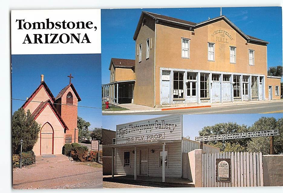 Postcard Tombstone Arizona USA