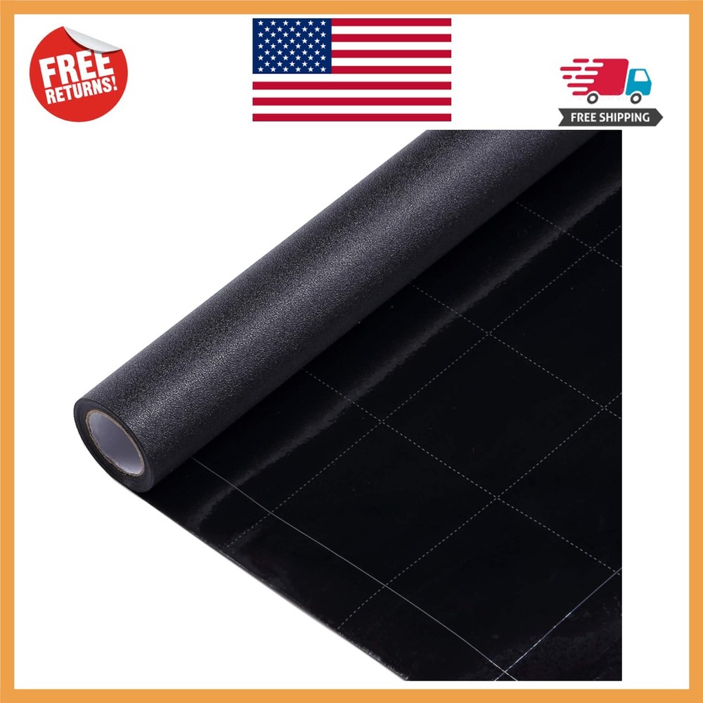Reusable Black Static Cling Window Film for 99% UV Protection - 17.7x78.7 in