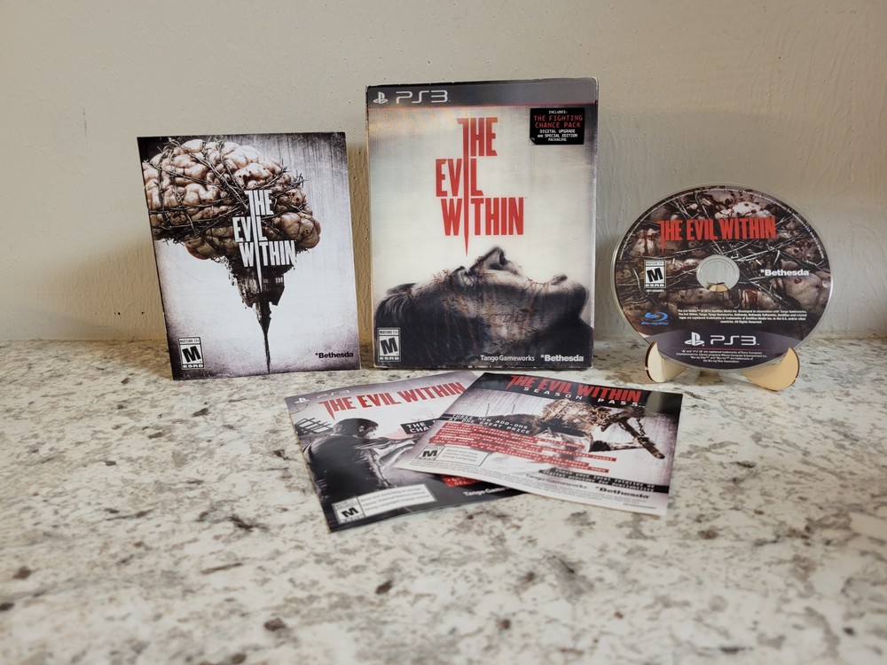 The Evil Within (Sony PlayStation 3, 2014) CIB Ps3 SLIPCOVER FAST SAME DAY SHIP