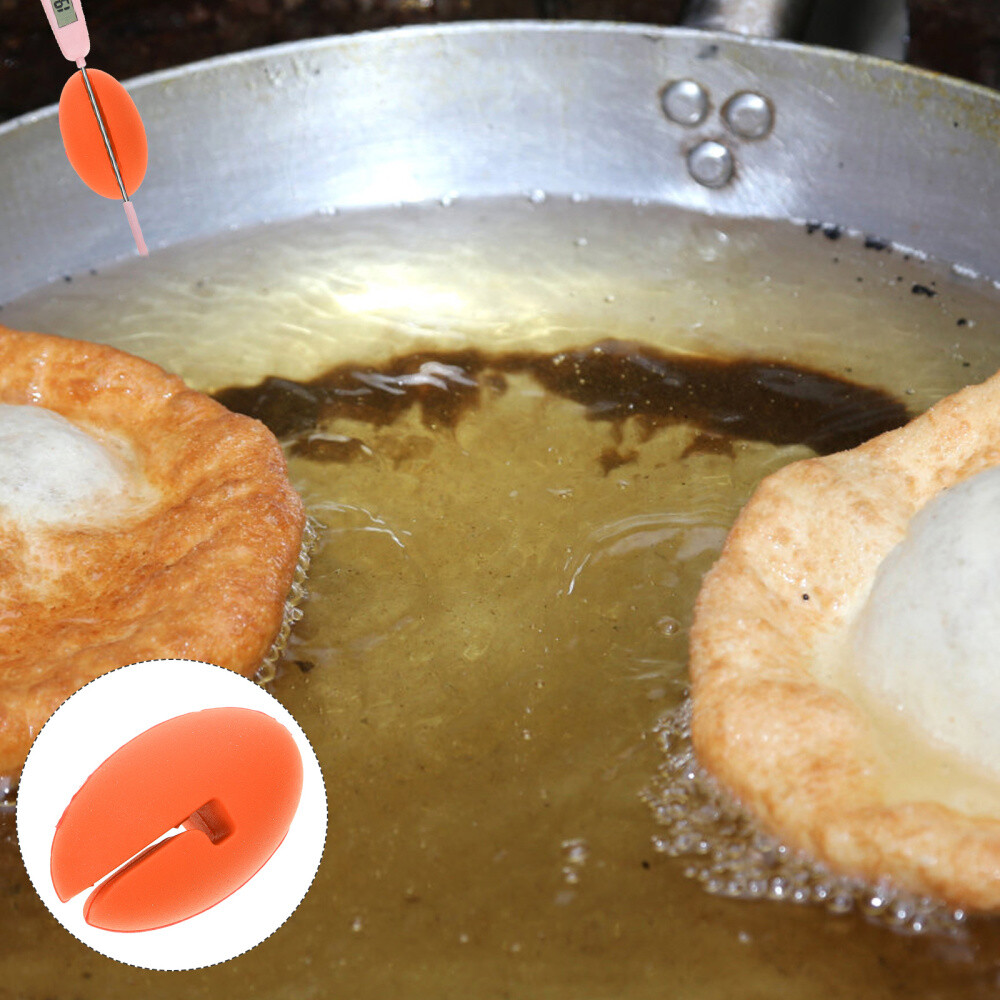 Meat Scratch Proof Probe Clip Grill Clip Holders Cooking Kitchen Home Storage