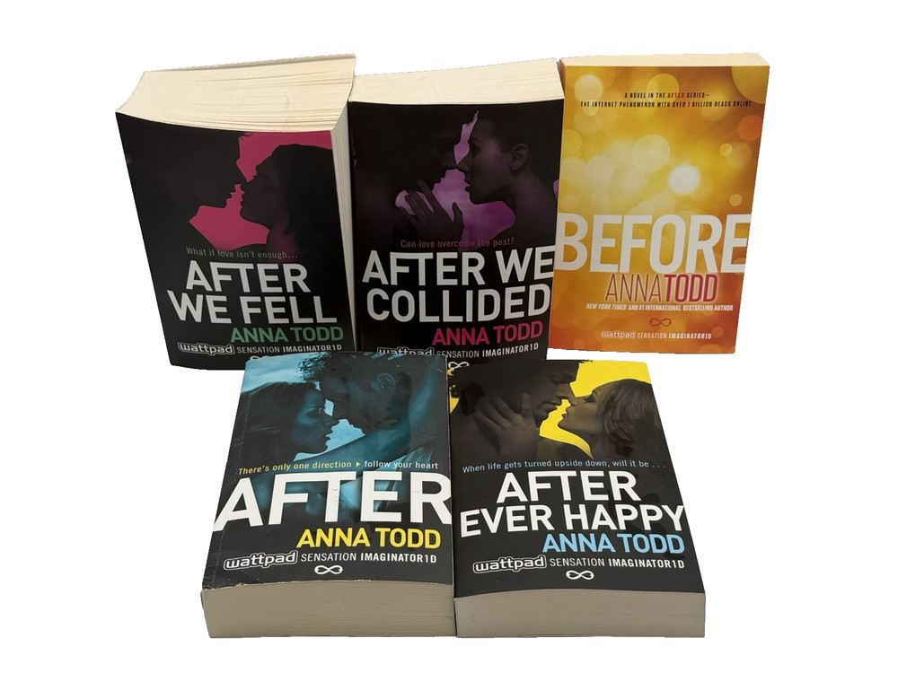 The Complete After Series Anna Todd 5 Book Set - Before/After/Collided/Fell