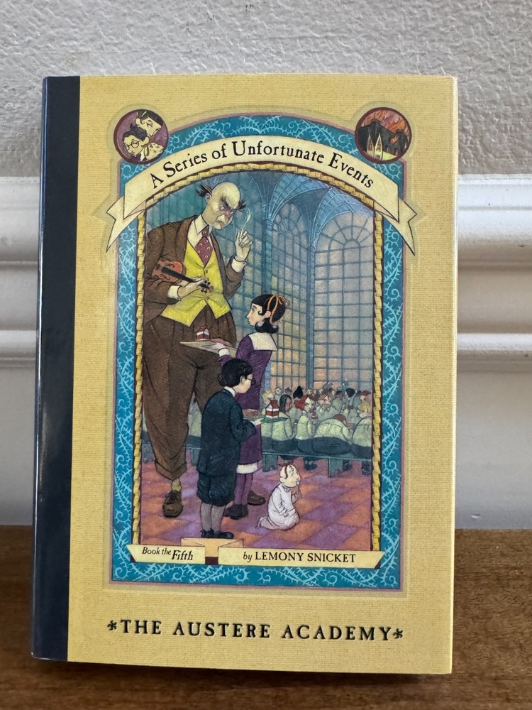 A Series Of Unfortunate Events Austere Academy Hb Dj Lemony Snicket 2000 First