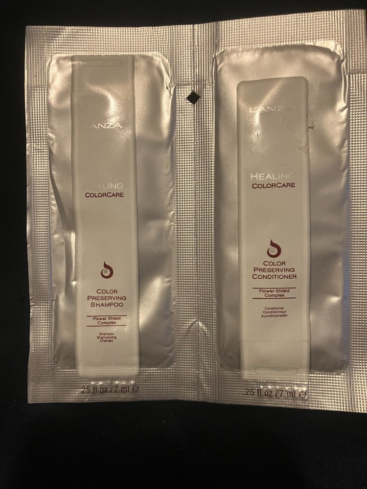 Lanza Healing Colorcare Color Preserving Shampoo & Conditioner Travel Size 0.25 fl oz