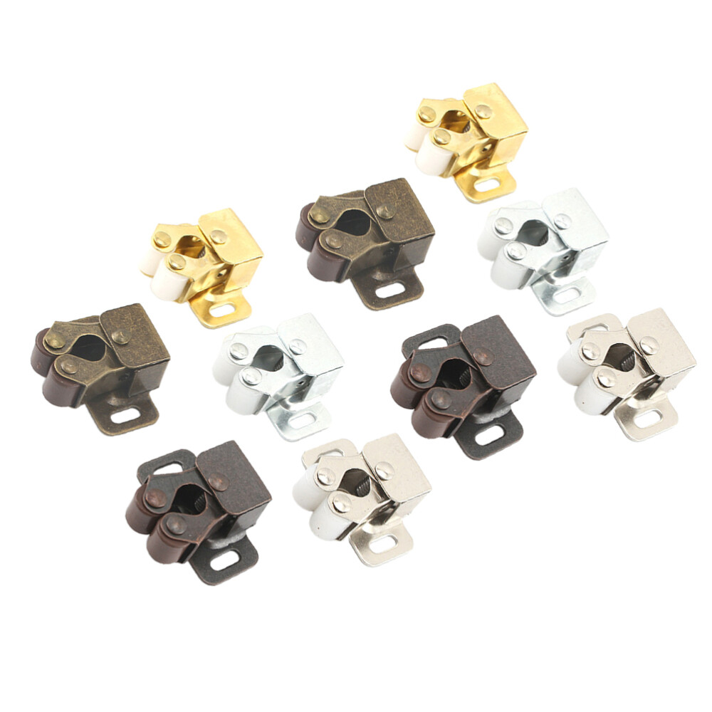 15 Pcs Door Screen Kitchen Cabinet Latch Steel Clip