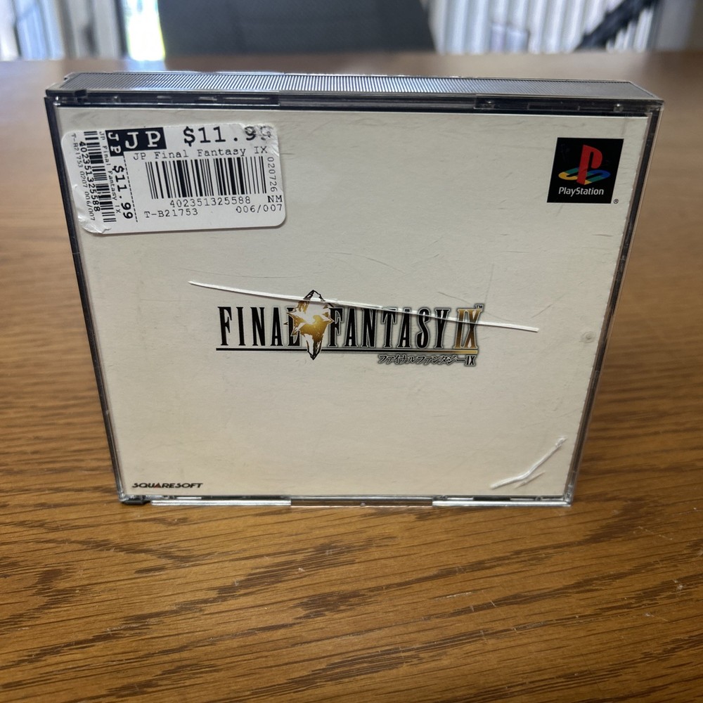 Final Fantasy IX (Sony PlayStation 1, 2000) - Japanese Version Import Ps1