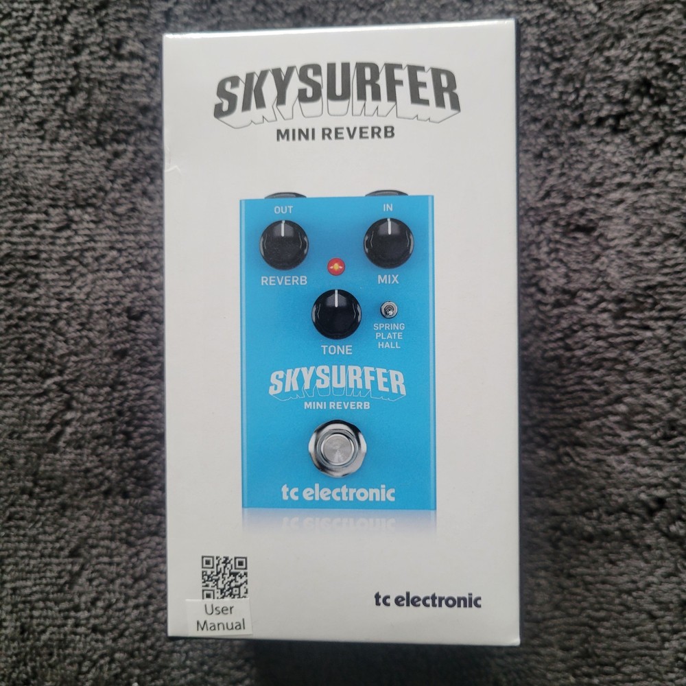TC Electronic Skysurfer  Mini Digital Reverb Effects Pedal for Electric  Guitar