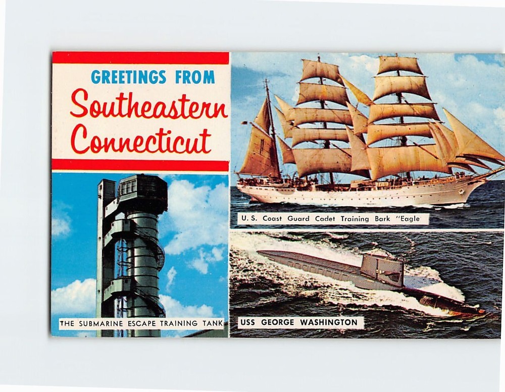 Postcard Greetings from Southeastern Connecticut USA