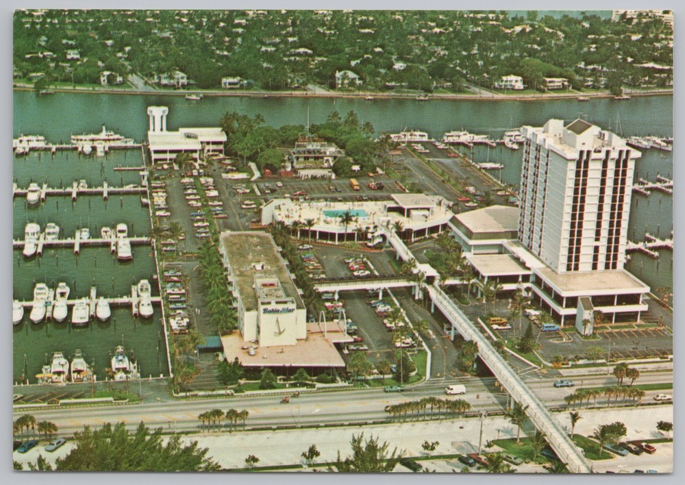 Air View Of Fabulous Bahia Mar Yachting Center & Hotel~Ft Lauderdale~#6071 CT PC