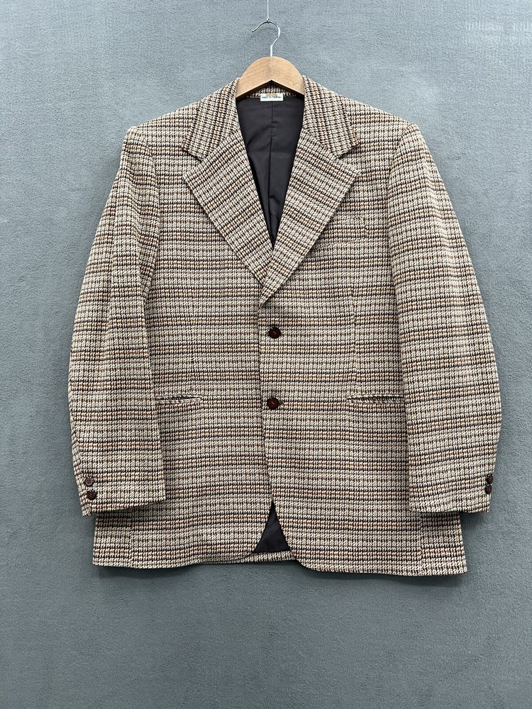 Vintage Jantzen Blazer Men’s 44 70's Style Multicolor Brown