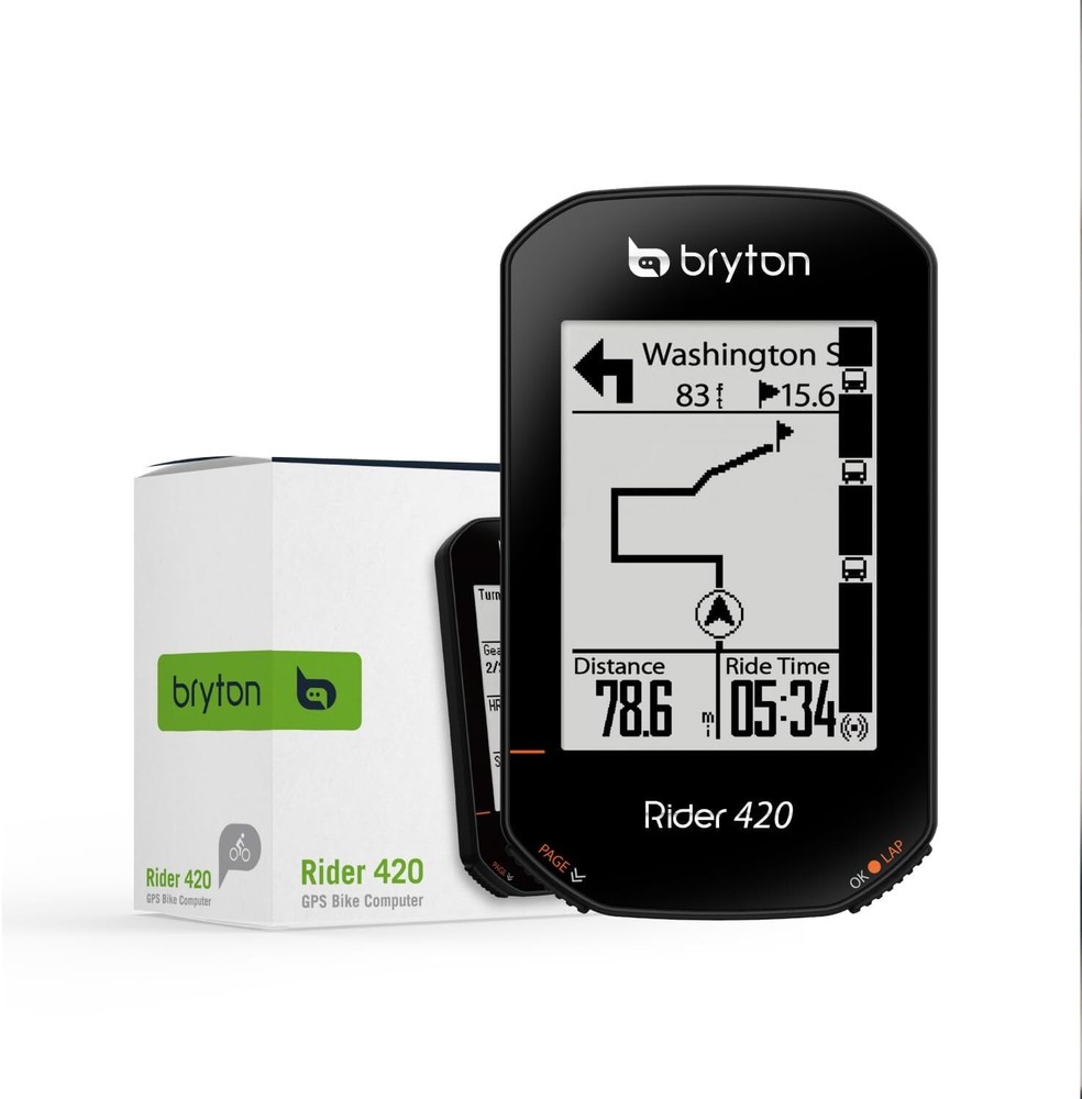 Bryton Rider 420E GPS Bike/Cycling Bike Computer. 35hrs Long Battery Life, Br...