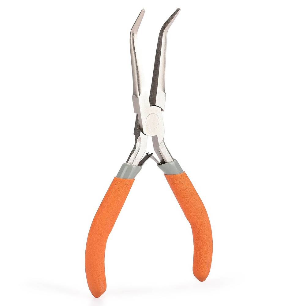 Fish Bone Pliers/Tweezers 6 Inches Bent nose pliers Curved Stainless Steel Wi...
