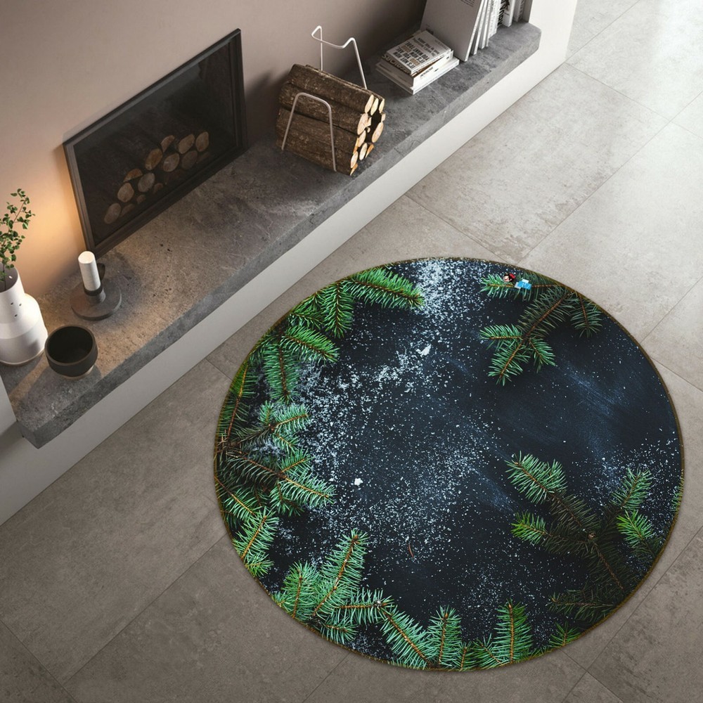 3D Matsuba Snow NAO4356 Game Rug Mat Elegant Photo Carpet Mat Fay
