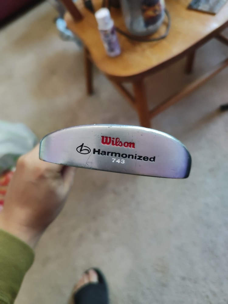 Wilson Harmonized 743 Insert Putter RH Steel 35.5 Inches With New WINN Grip