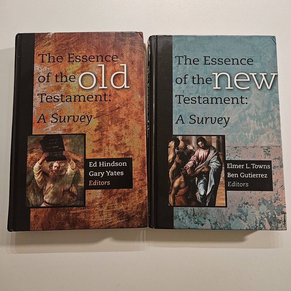 Essence of the Old Testament & New Testament A Survey 2 Book Hardcover Set Bible