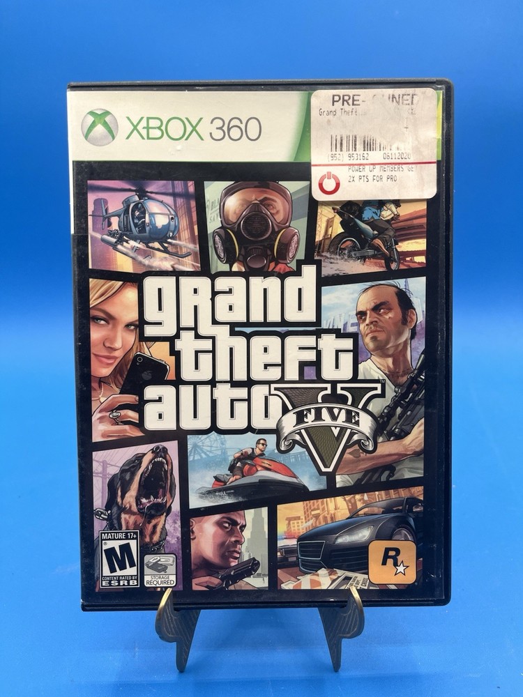 Grand Theft Auto V5 Five Xbox 360 Video Game
