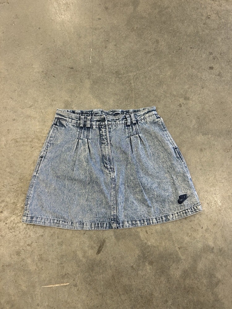 Vintage Nike Andre Agassi Acid Wash Denim Tennis Skirt