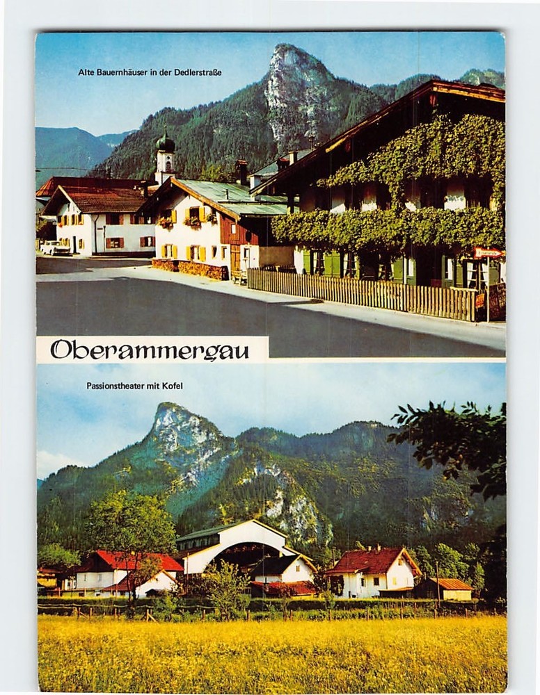 Postcard Oberammergau Germany