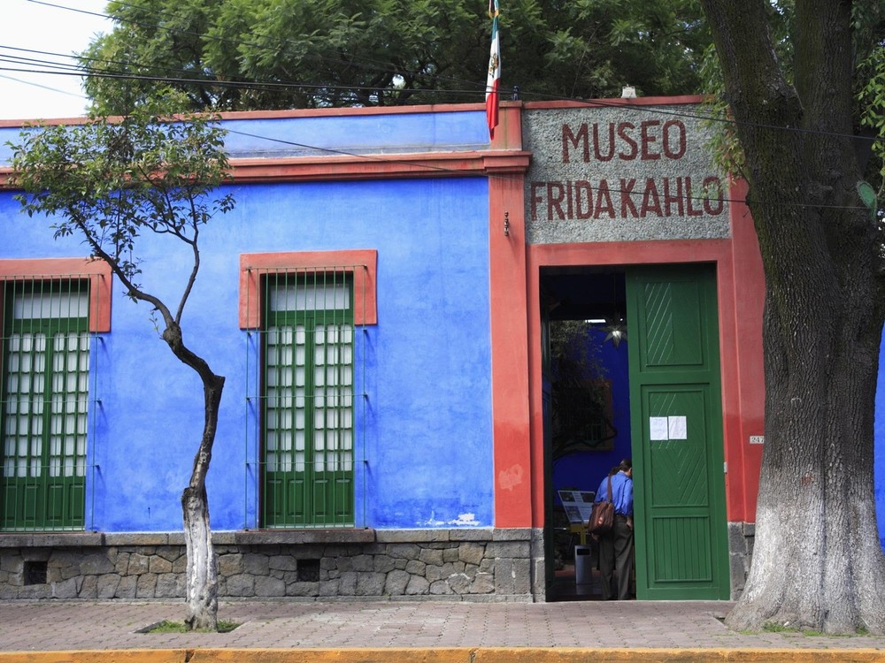 Wall Art Prints Frida Kahlo Museum, Coyoacan, Mexico City, Mexico, North Amer...