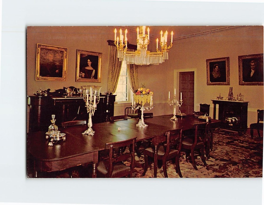 Postcard Dining Room The Hermitage Nashville Tennessee USA